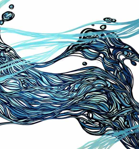 Abstractum Blue Water