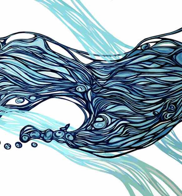 Abstractum Blue Water