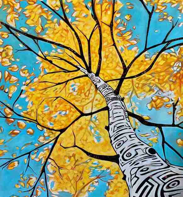 Aspen Oil On Wood Panel