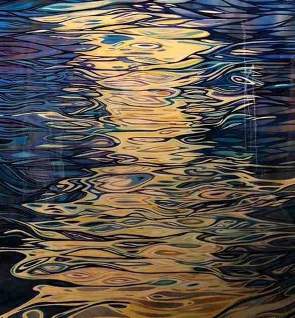 Clouds On Water Oil On Canvas