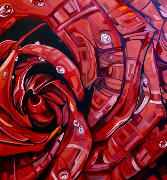 Good Morning Oil On Wood Panel