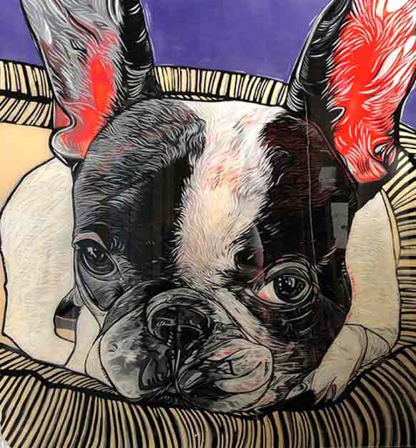 Pablo Oil And Resin On Wood Panel