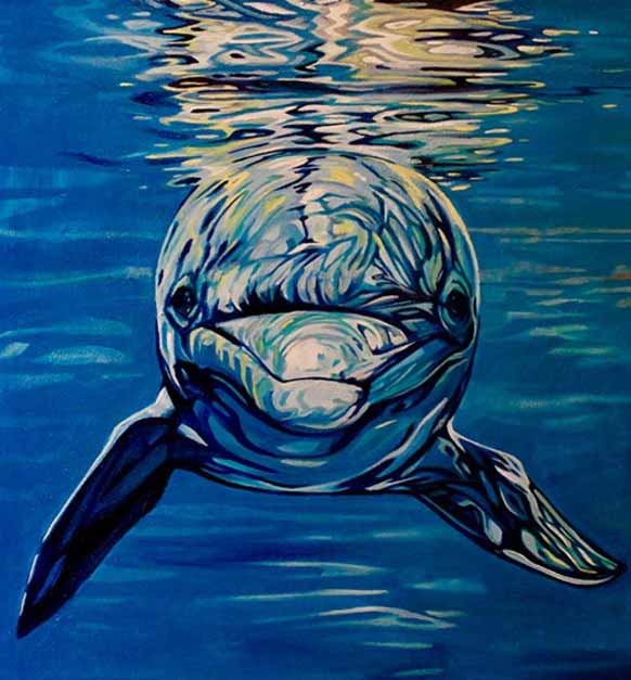 Submarine Oil And Resin On Wood Panel