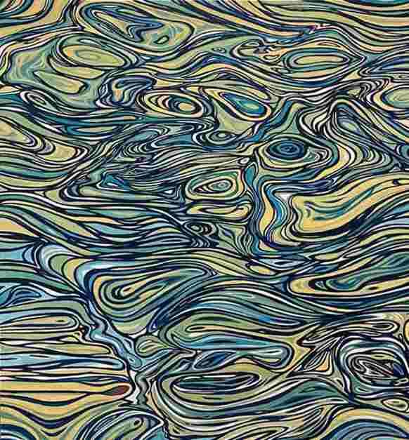 Water Diptych Oil Paint On Canvas